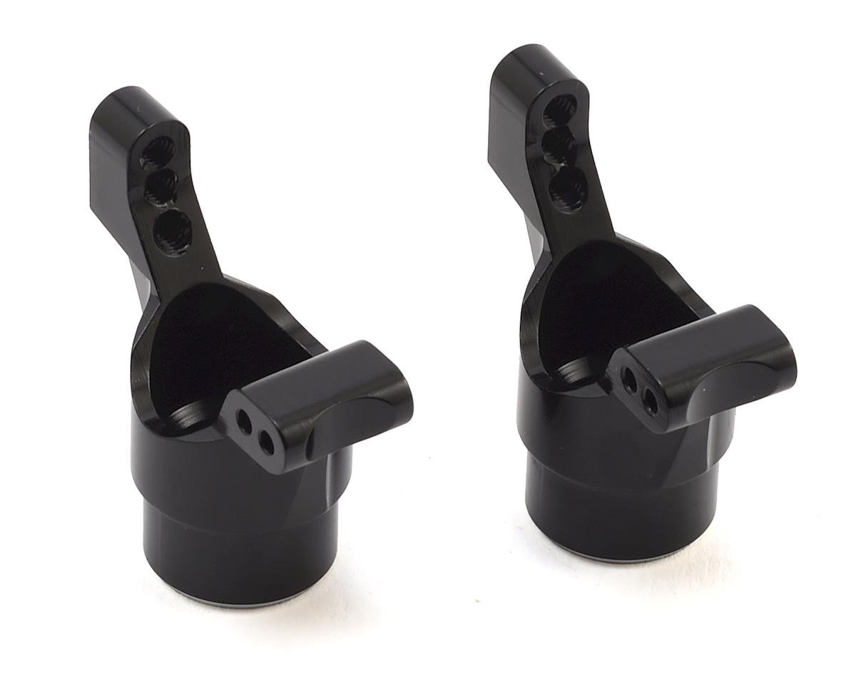 Hot Racing LaTrax Rally/Teton Aluminum Rear Knuckle Set (Black) (HRALTN2201)