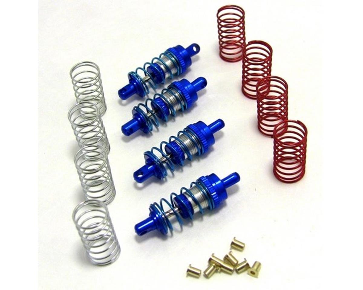 Hot Racing 32mm Aluminum Shock Absorber Set (Blue) (HRAMFD32806)