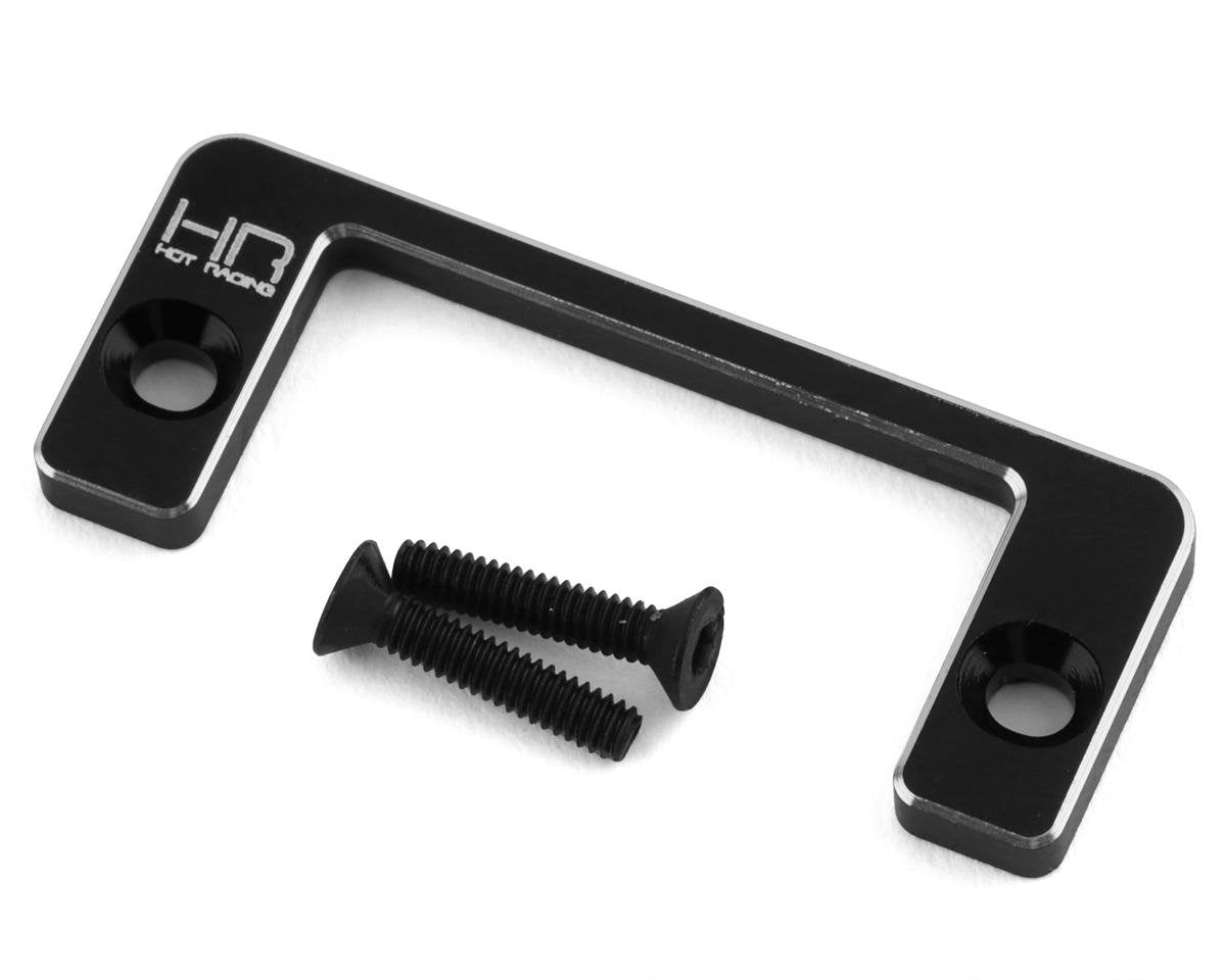 Hot Racing Losi Mini-T 2.0/Mini-B Aluminum Servo Bracket Brace (Black) (HRAMTT24X01)