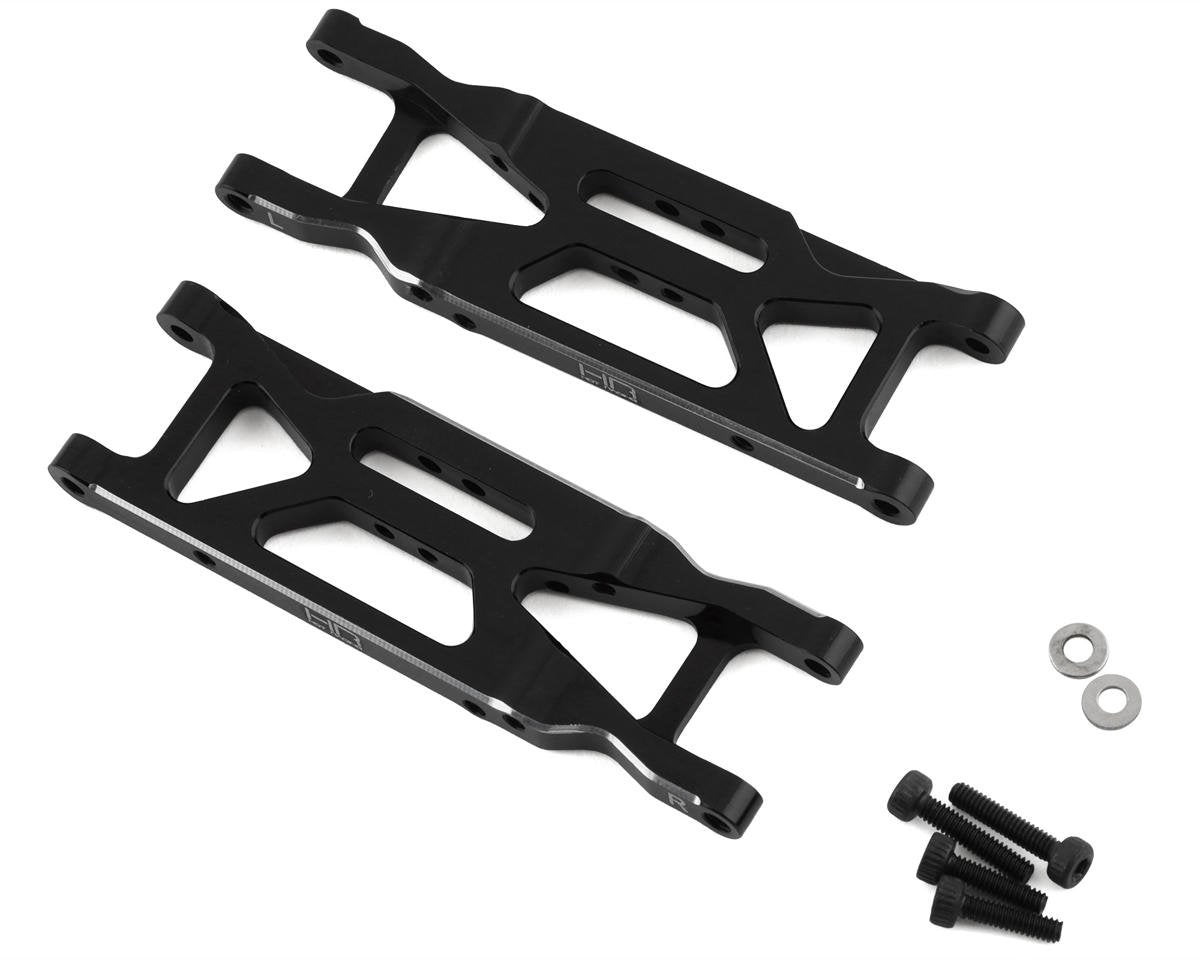 Hot Racing Losi Mini-T 2.0 Aluminum Rear Arm Set (Black) (2) (HRAMTT5601)