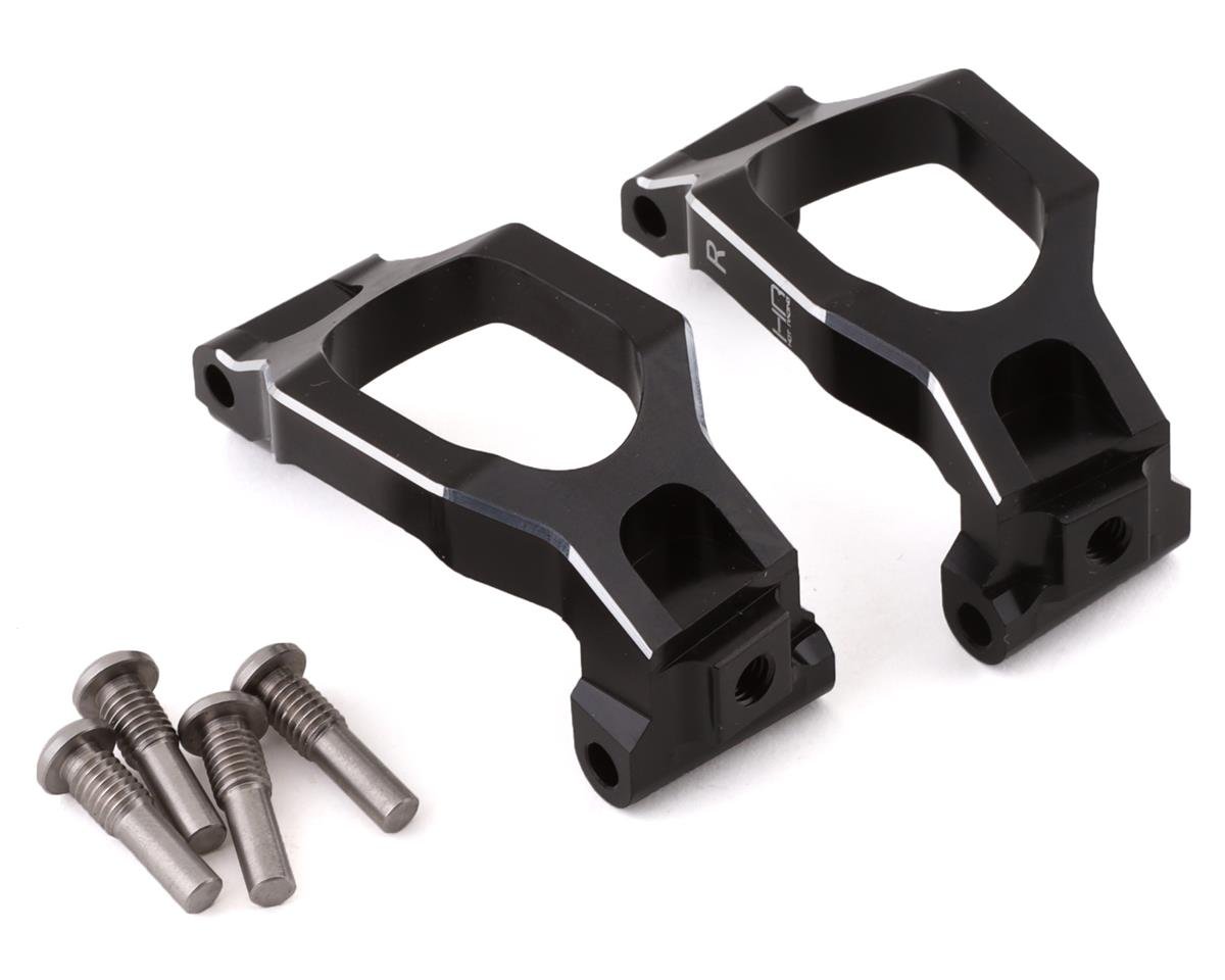 Hot Racing Aluminum C-Hub Caster Blocks for Traxxas Maxx (Black) (2) (HRAMXX1901)