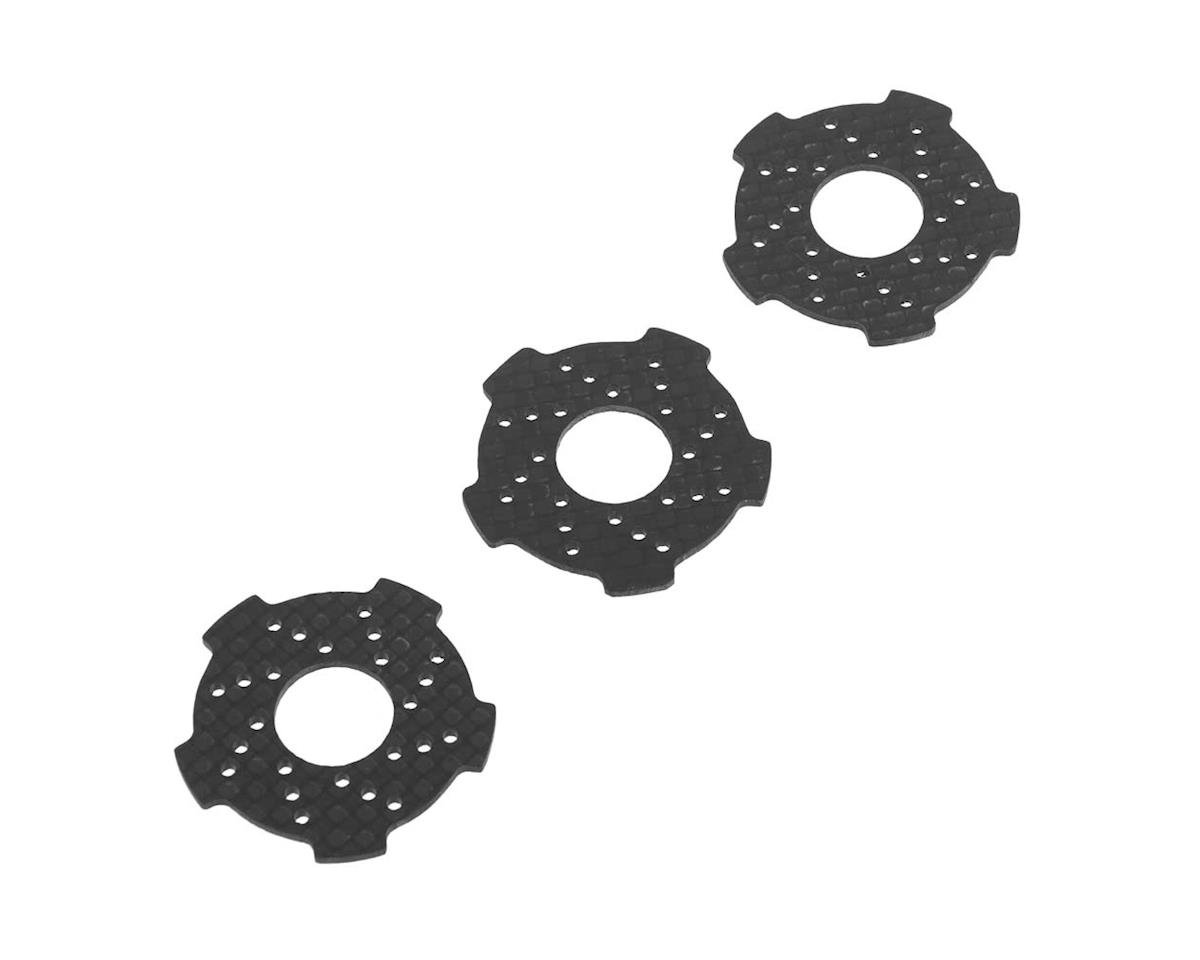 Hot Racing 1.5mm Nero Graphite SS Wave Slipper Pads (3) (HRANRO15G)