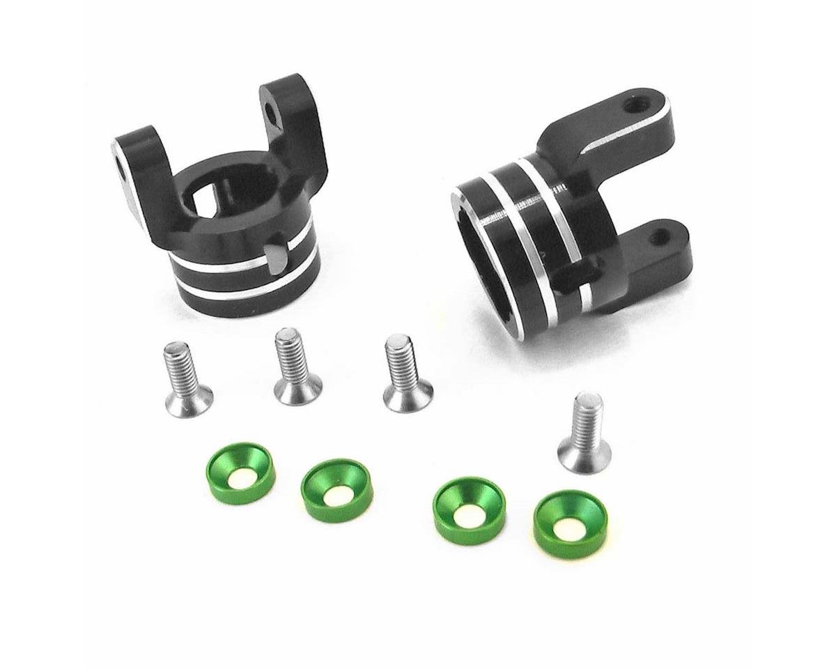 Hot Racing Black Aluminum C-Hub Scorpion (HRASCP1901)
