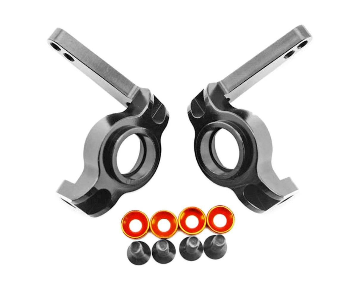 Hot Racing Aluminum High Clearance Steering Knuckles AX10 (HRASCP21X01)