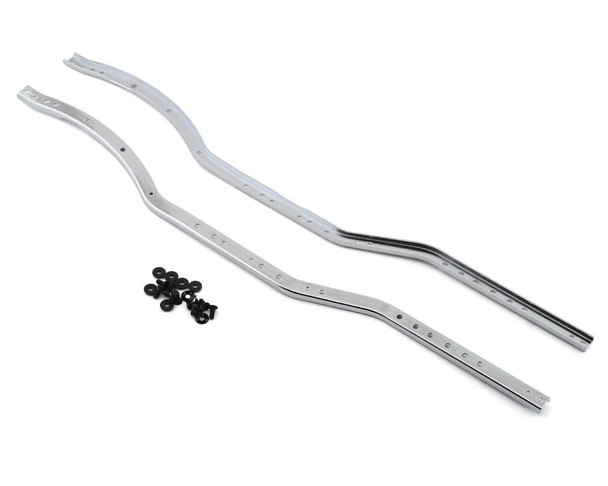 Hot Racing Axial SCX10 II Chassis Rail (Chrome) (2) (HRASCX14E08)