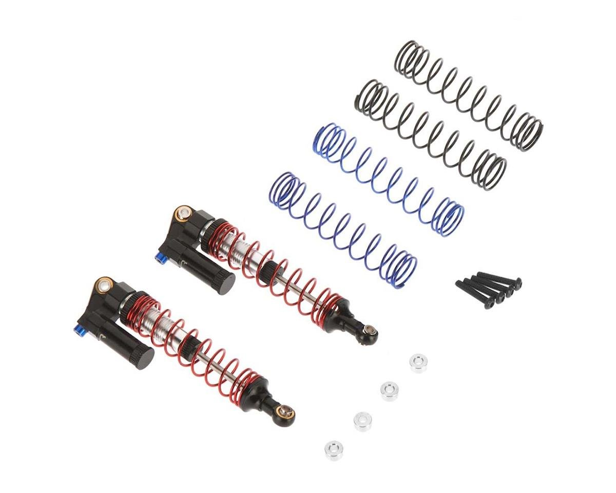 Hot Racing Axial SCX10 II 61-90mm Piggyback Adjustable Rebound Shock (Black) (HRASCX90CX01)