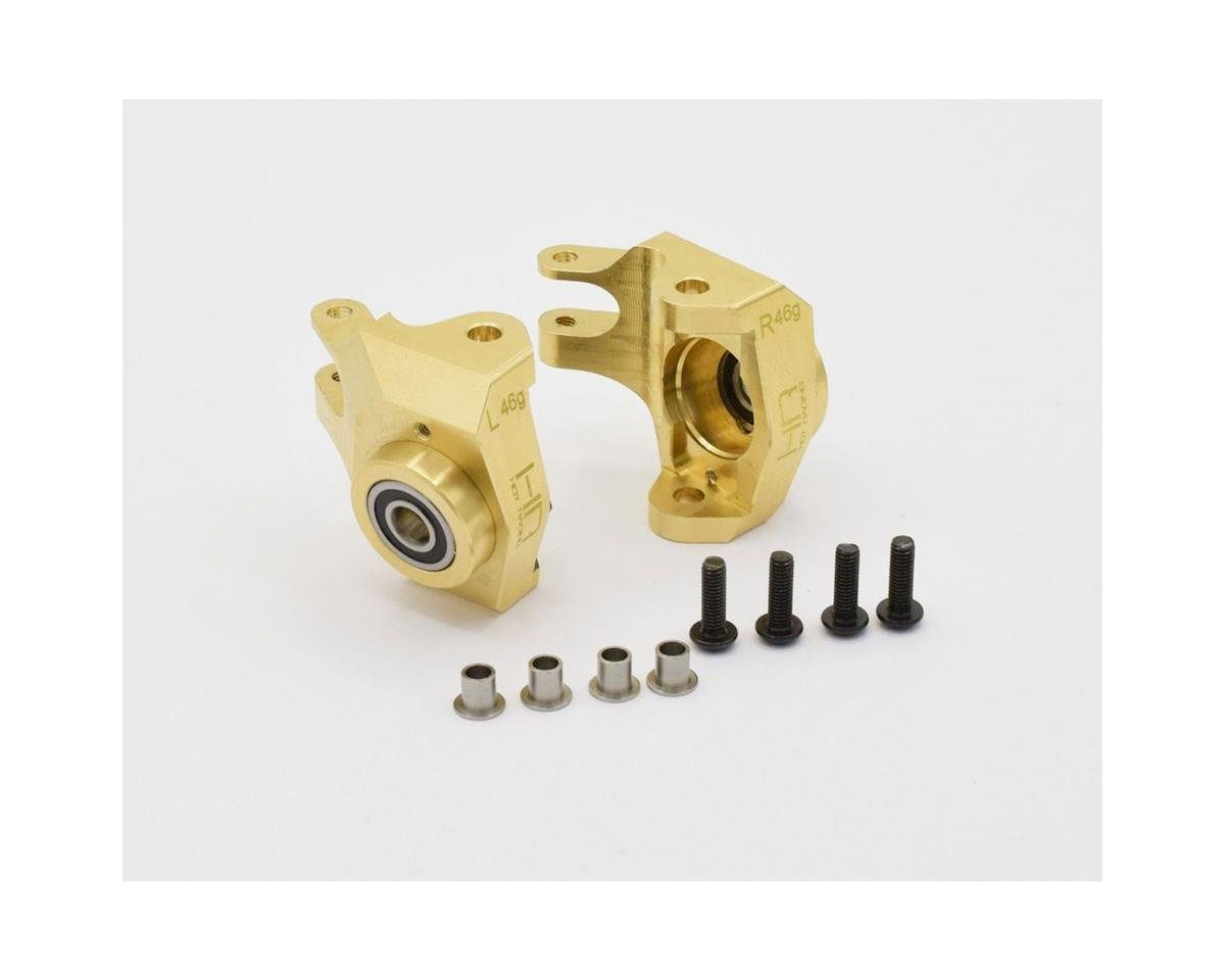 Hot Racing Axial SCX10 II Brass Heavy Metal AR44 Steering Knuckle w/HD Bearing (HRASCXT21HM)