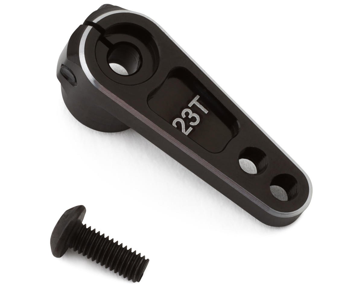 Hot Racing Aluminum 5mm Offset Servo Horn (Black) (HRASH23TH01)