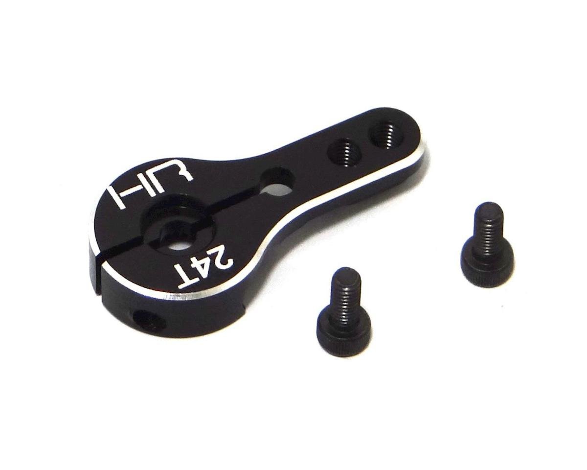 Hot Racing Aluminum Clamping Lock Servo Arm (24T-Hitec) (HRASHM24M01)