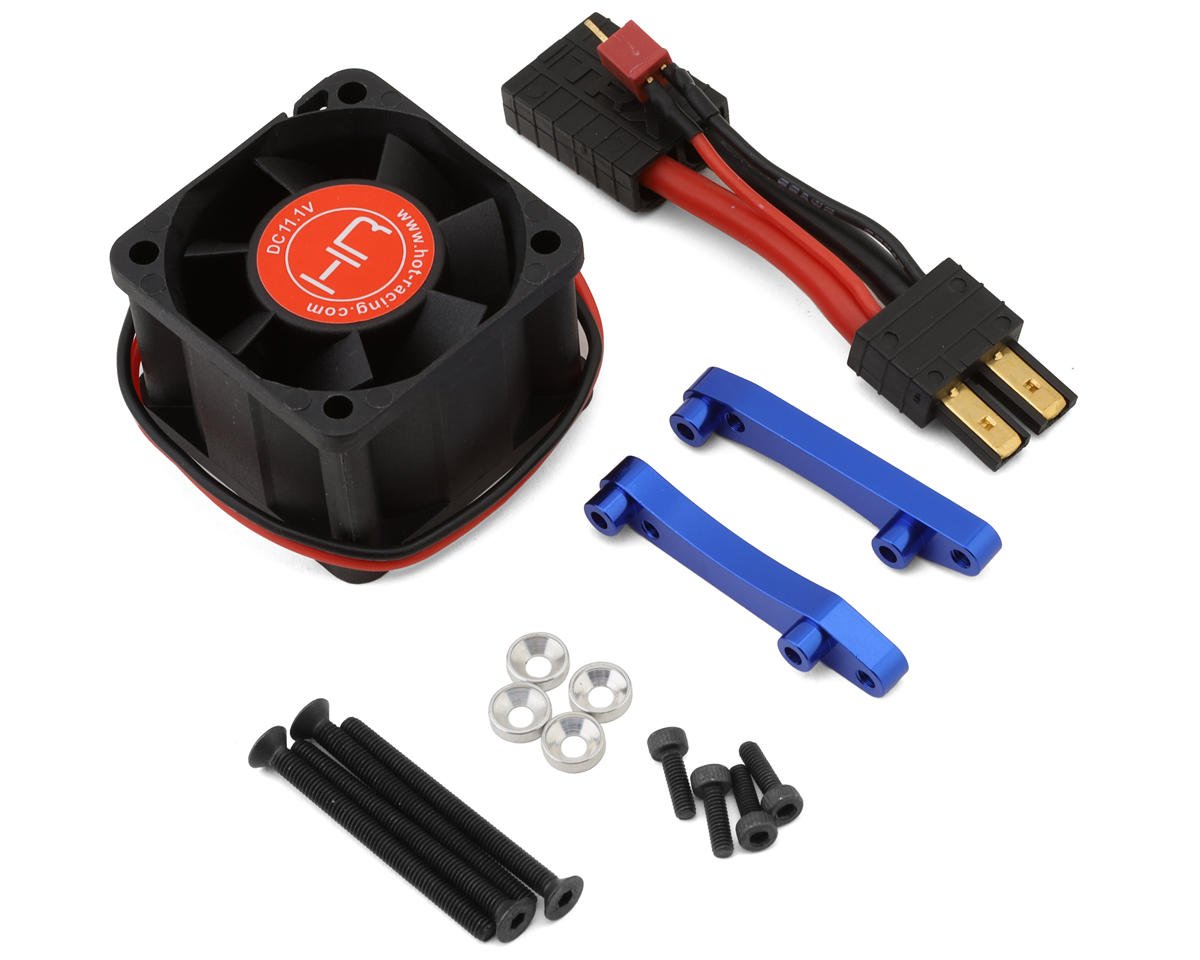Hot Racing 40mm Twister Motor Cooling Fan w/Plug for Traxxas Sledge (HRASLG404TF)