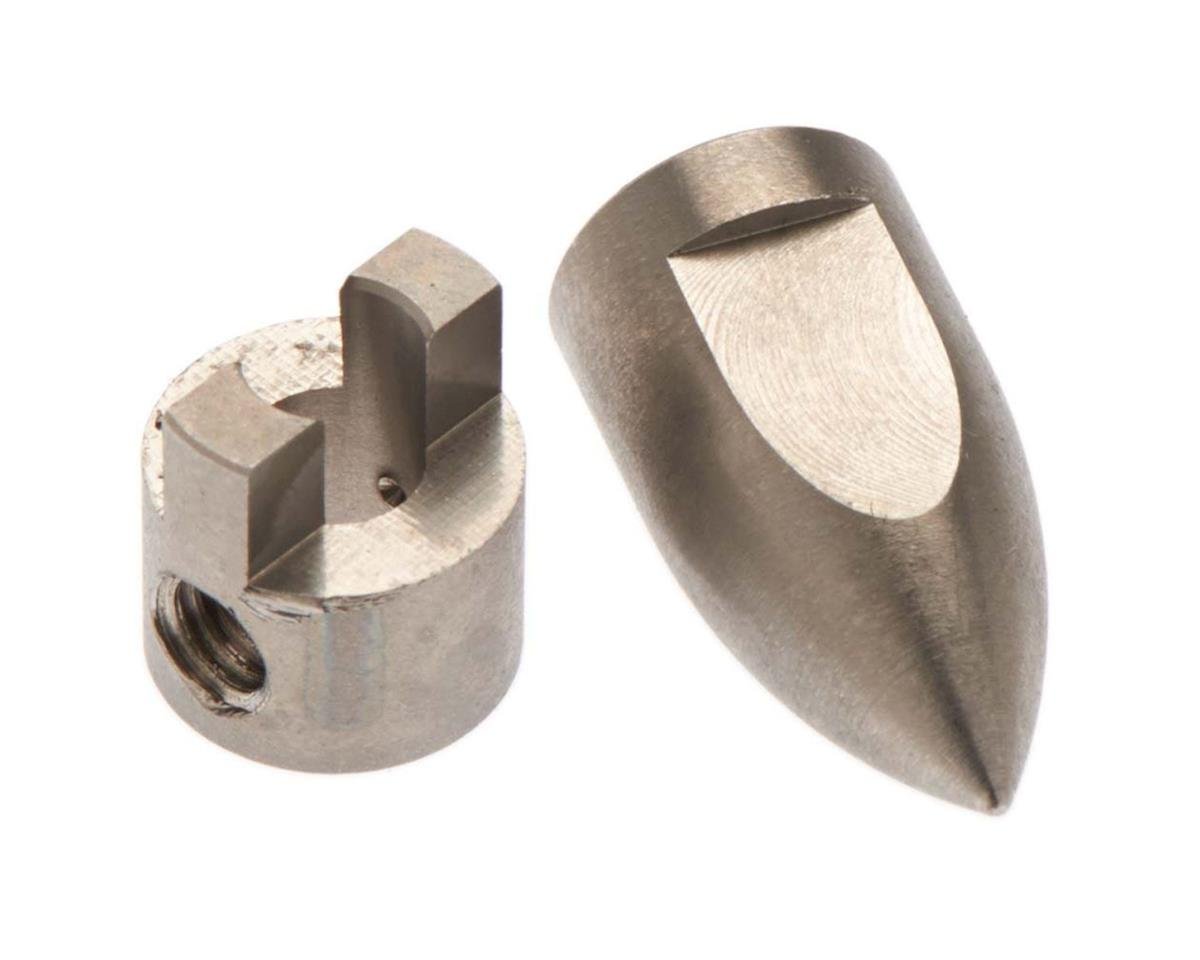Hot Racing Conical Bullet M4 Prop Nut Drive Dog: Spartan (HRASPN05PN)