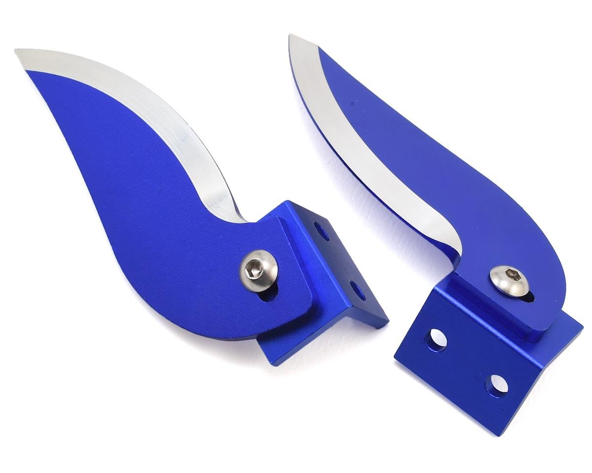 Hot Racing Traxxas Spartan Aluminum Adjustable Turn Fins (HRASPN56TF06)