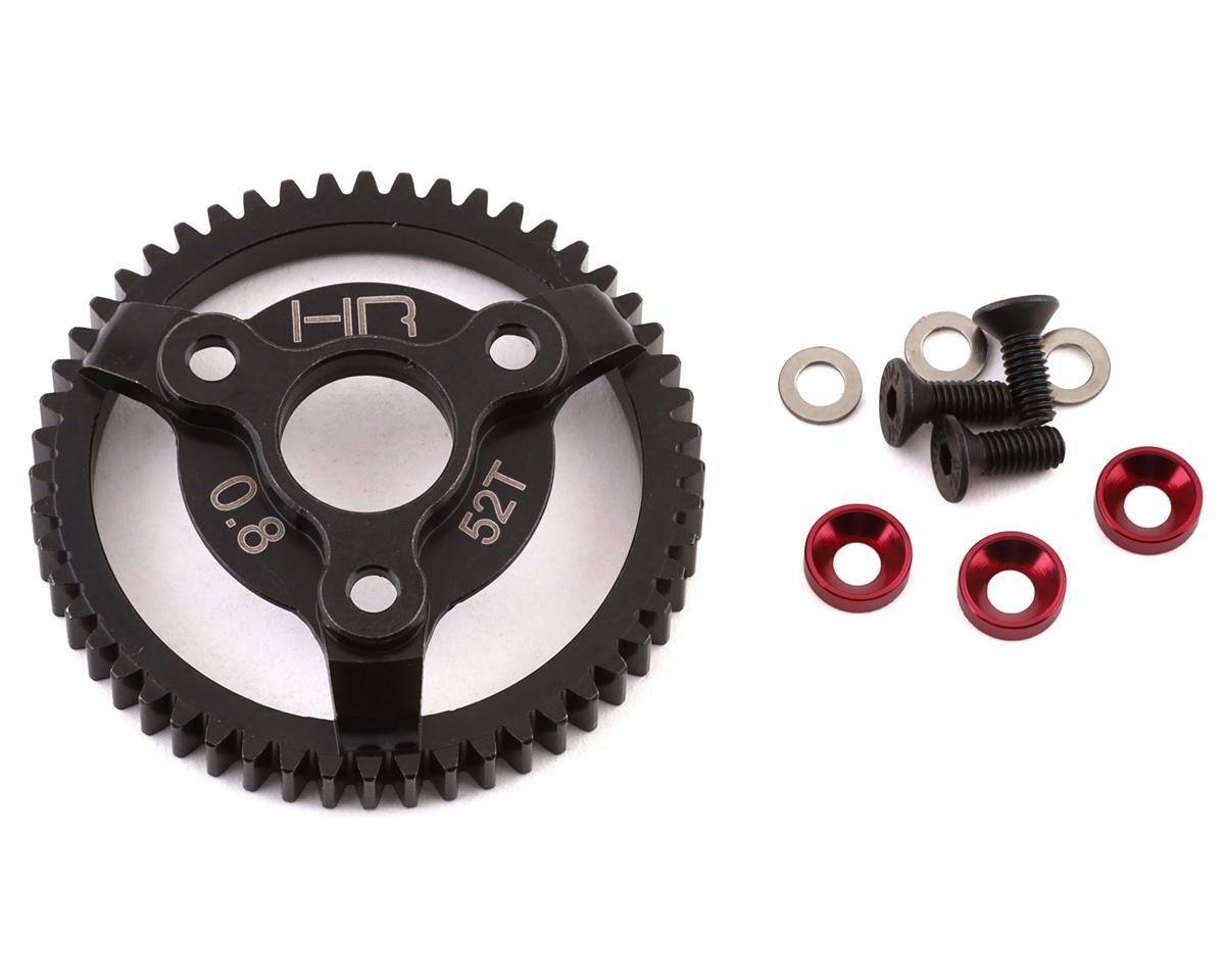 Hot Racing 32P Steel Spur Gear for Traxxas Bandit/Stampede (Red) (52T) (HRASTE252)