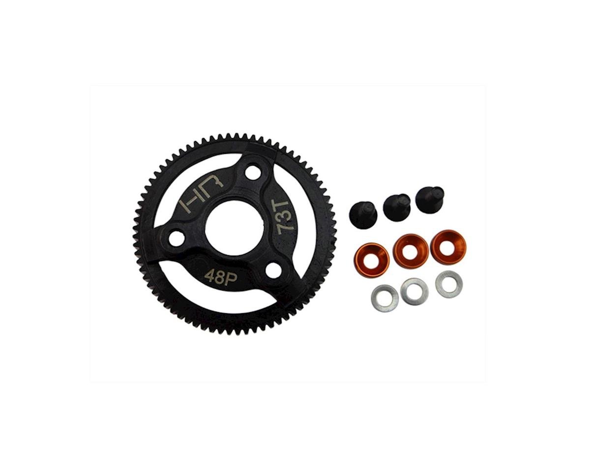 Hot Racing 48P Hardened Steel Spur Gear for Traxxas 2WD (73T) (HRASTE873)