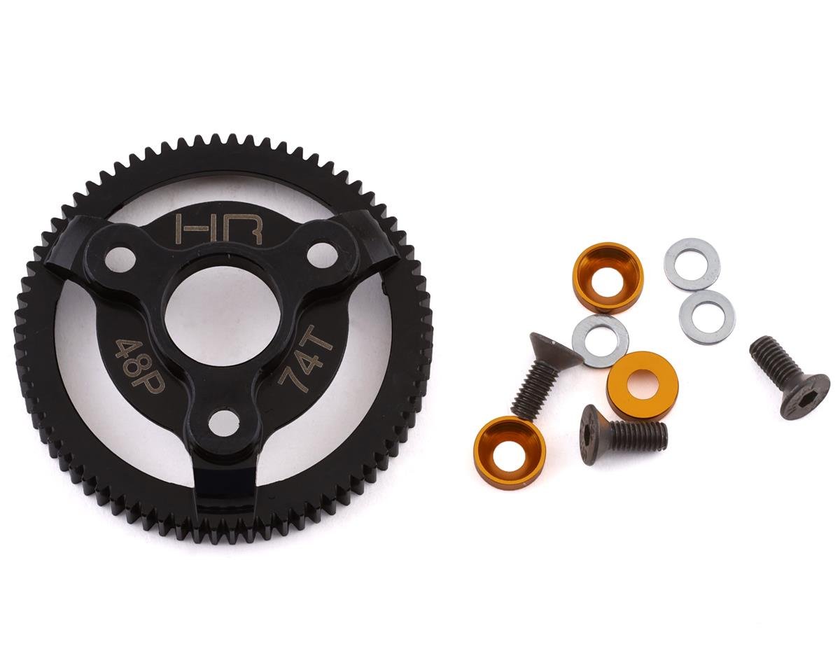 Hot Racing 48P Hardened Steel Spur Gear for Traxxas 2WD (74T) (HRASTE874)