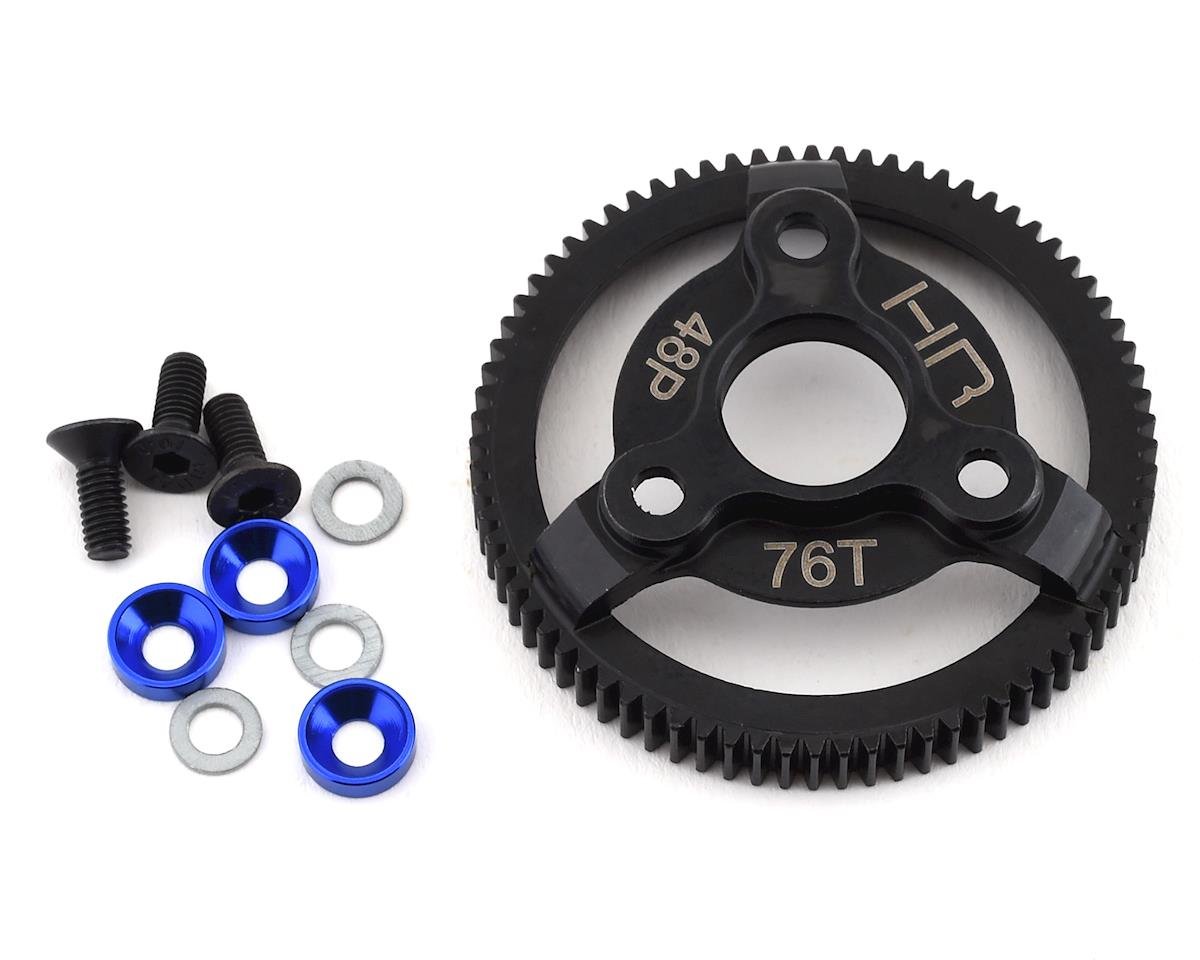 Hot Racing 48P Hardened Steel Spur Gear for Traxxas 2WD (76T) (HRASTE876)