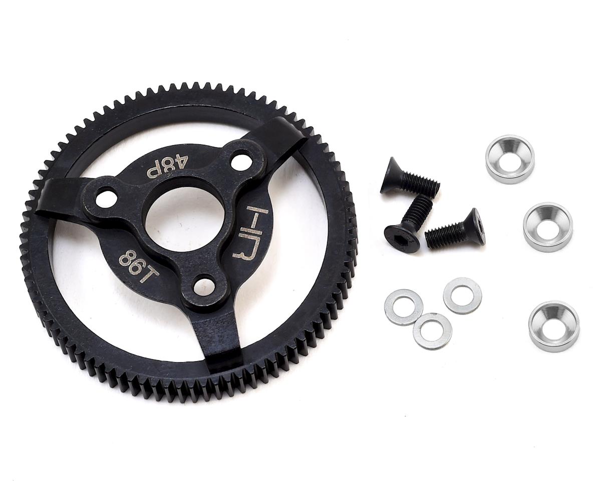 Hot Racing 48P Hardened Steel Spur Gear for Traxxas 2WD (86T) (HRASTE886)