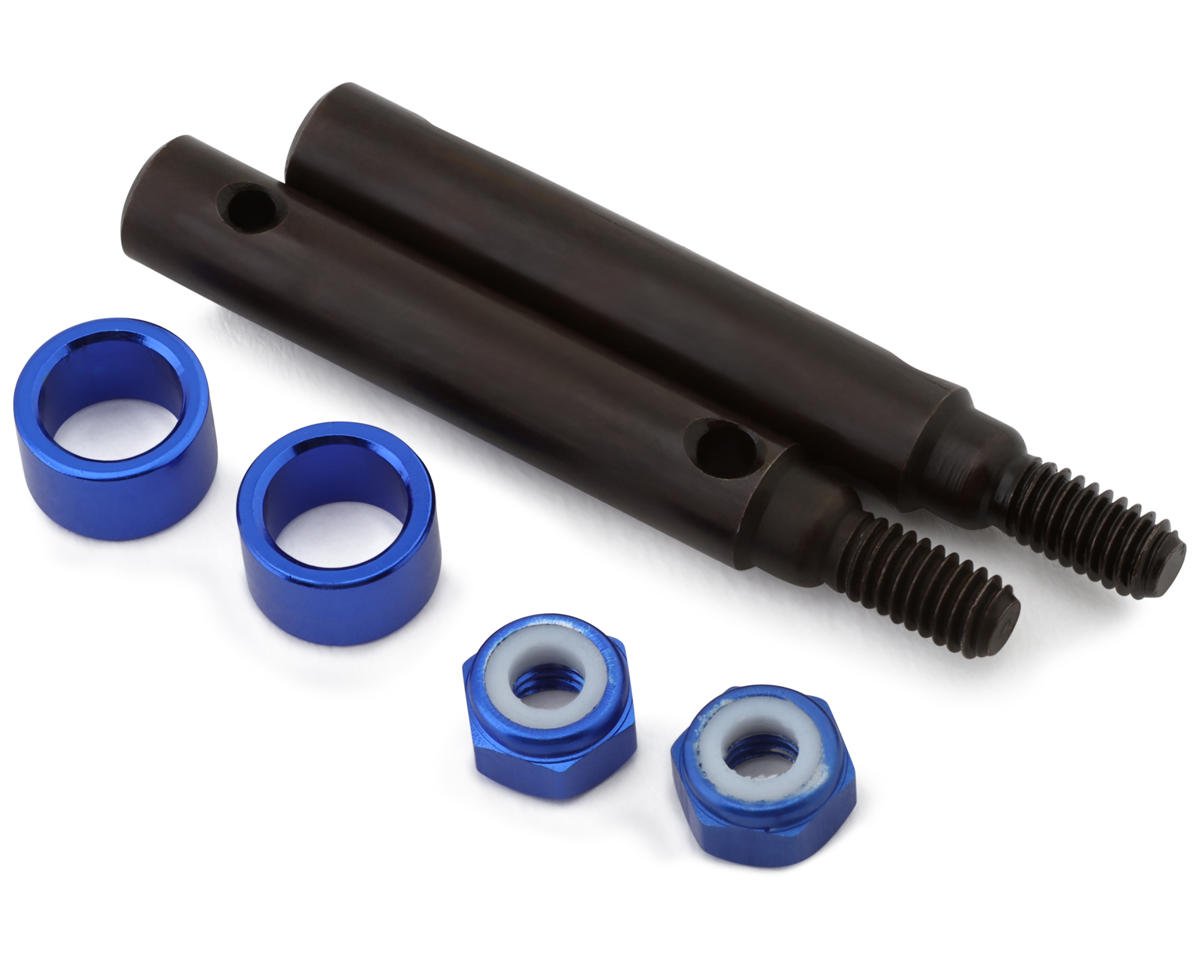 Hot Racing S2 Spring Steel Portal Drive Stub Axles for Traxxas¨ TRX-4ª (+5mm) (HRASTRXF39W05)