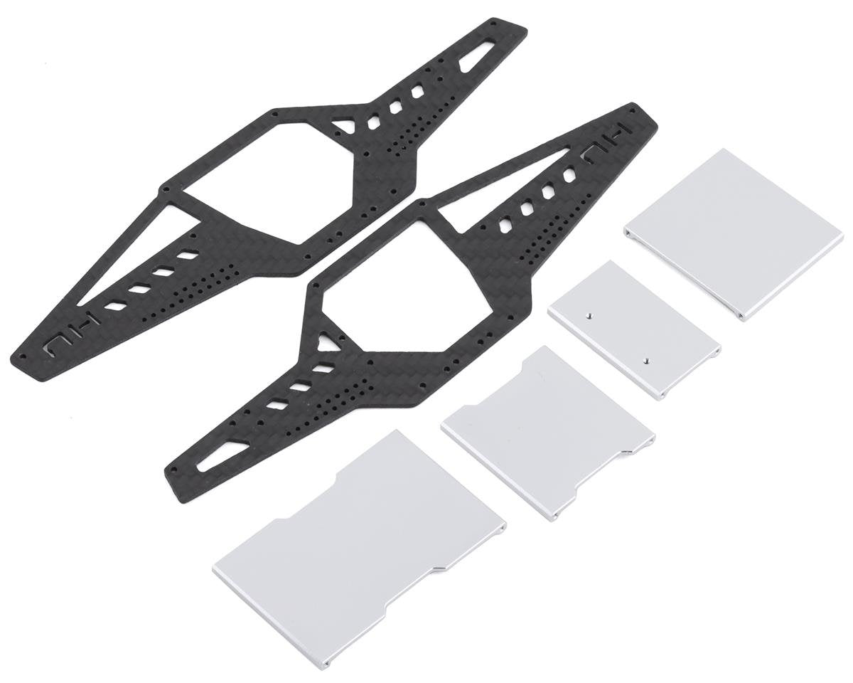 Hot Racing Axial SCX24 Graphite LCG Rock Crawler Chassis (HRASXTF14GLC)