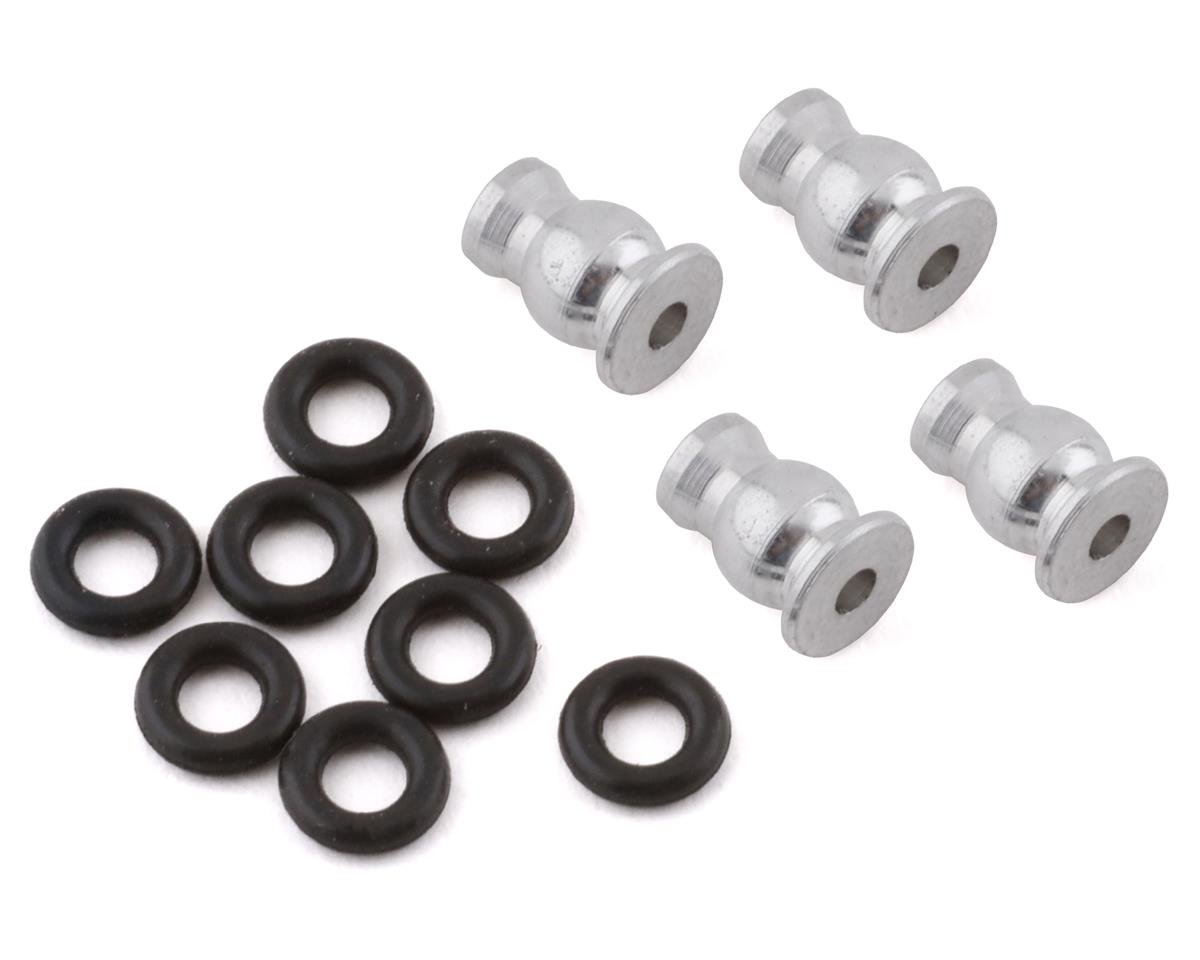 Hot Racing Axial SCX24 Shock Mount Balls & O-Rings (HRASXTF160R)