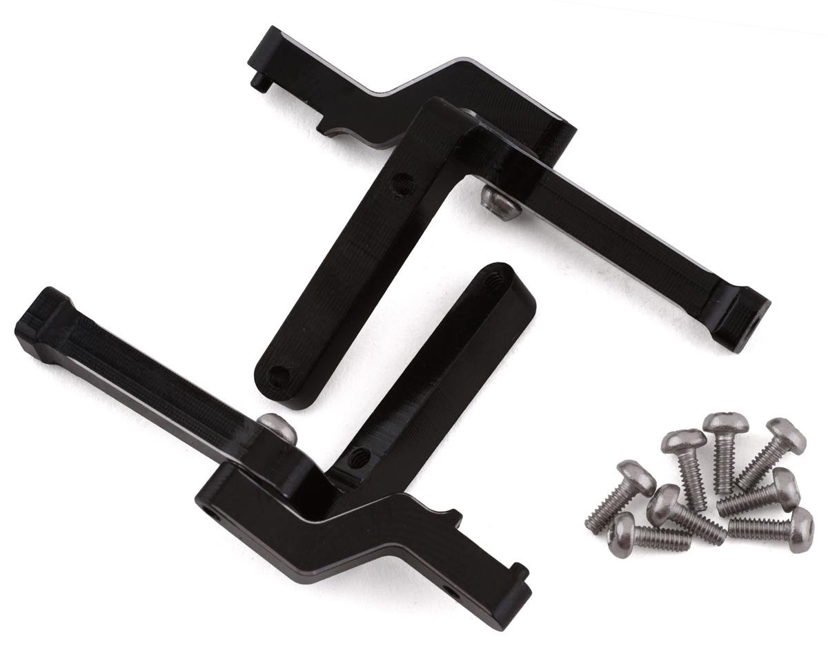 Hot Racing Axial SCX24 Aluminum Rear Body Post Mount (Black) (HRASXTF201CT01)