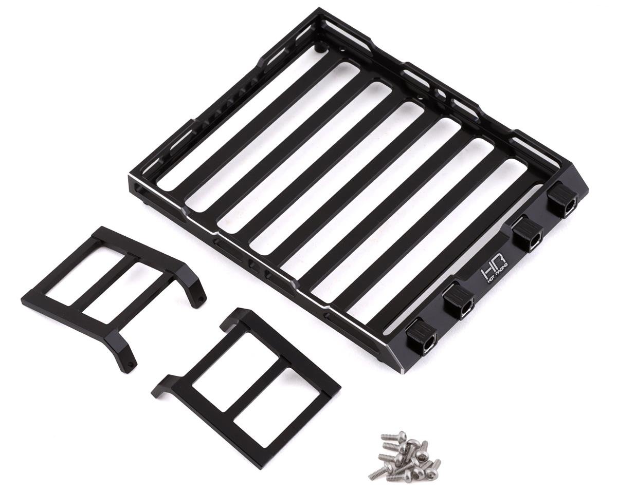 Hot Racing Axial SCX24 Aluminum Roof Rack w/Light Pods (AXI00002V2) (HRASXTF282RR)