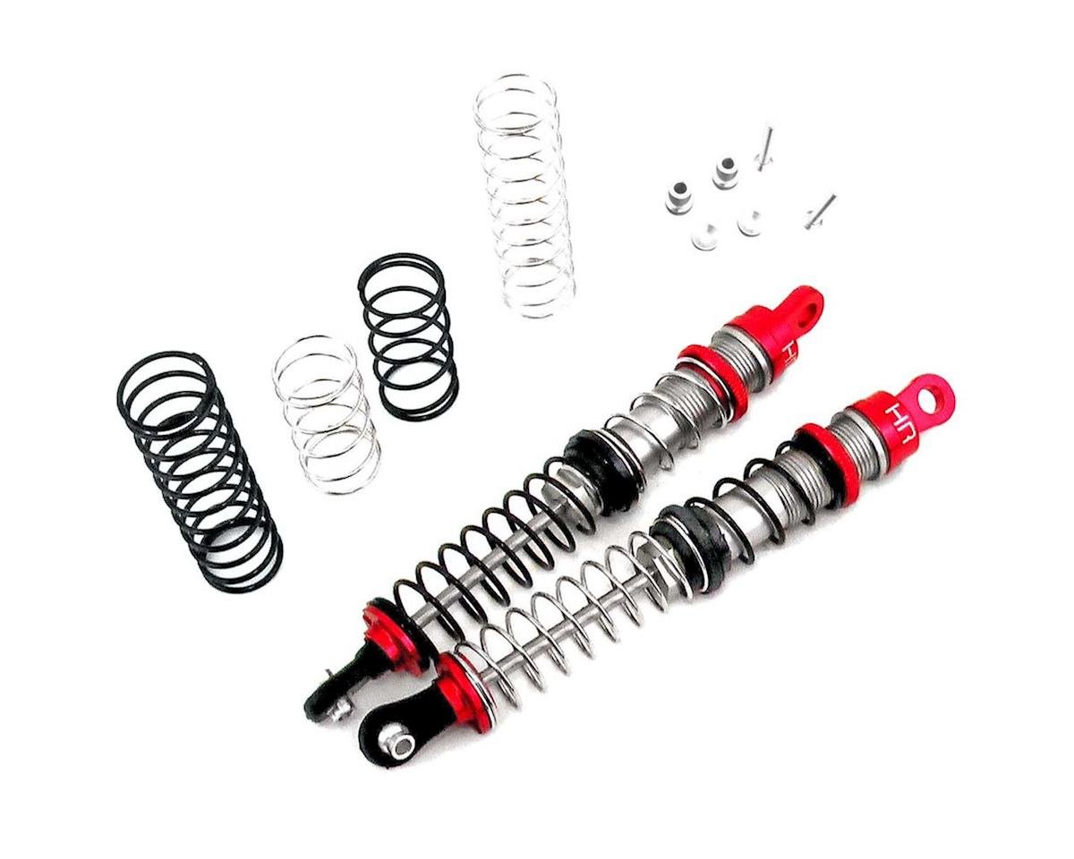 Hot Racing Red Aluminum 123mm Double Spring Shocks (HRATD120DR02)
