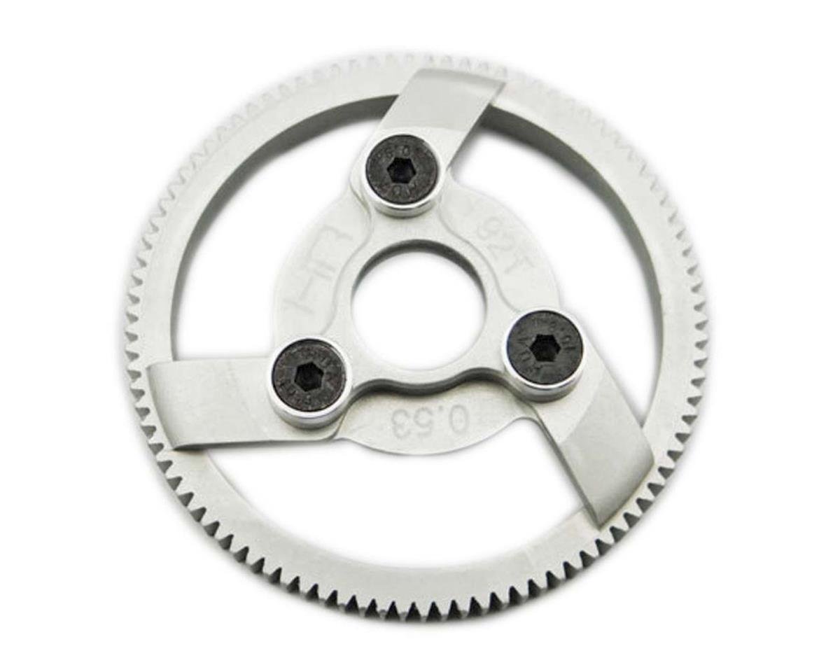 Hot Racing 48P Hard Anodized Aluminum Spur Gear for Traxxas 2WD (92T) (HRATE892H)