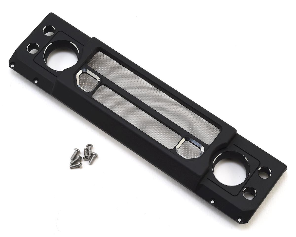 Hot Racing Aluminum Grille for Traxxas TRX-4 Land Rover Defender (Black) (HRATRXF03A01)