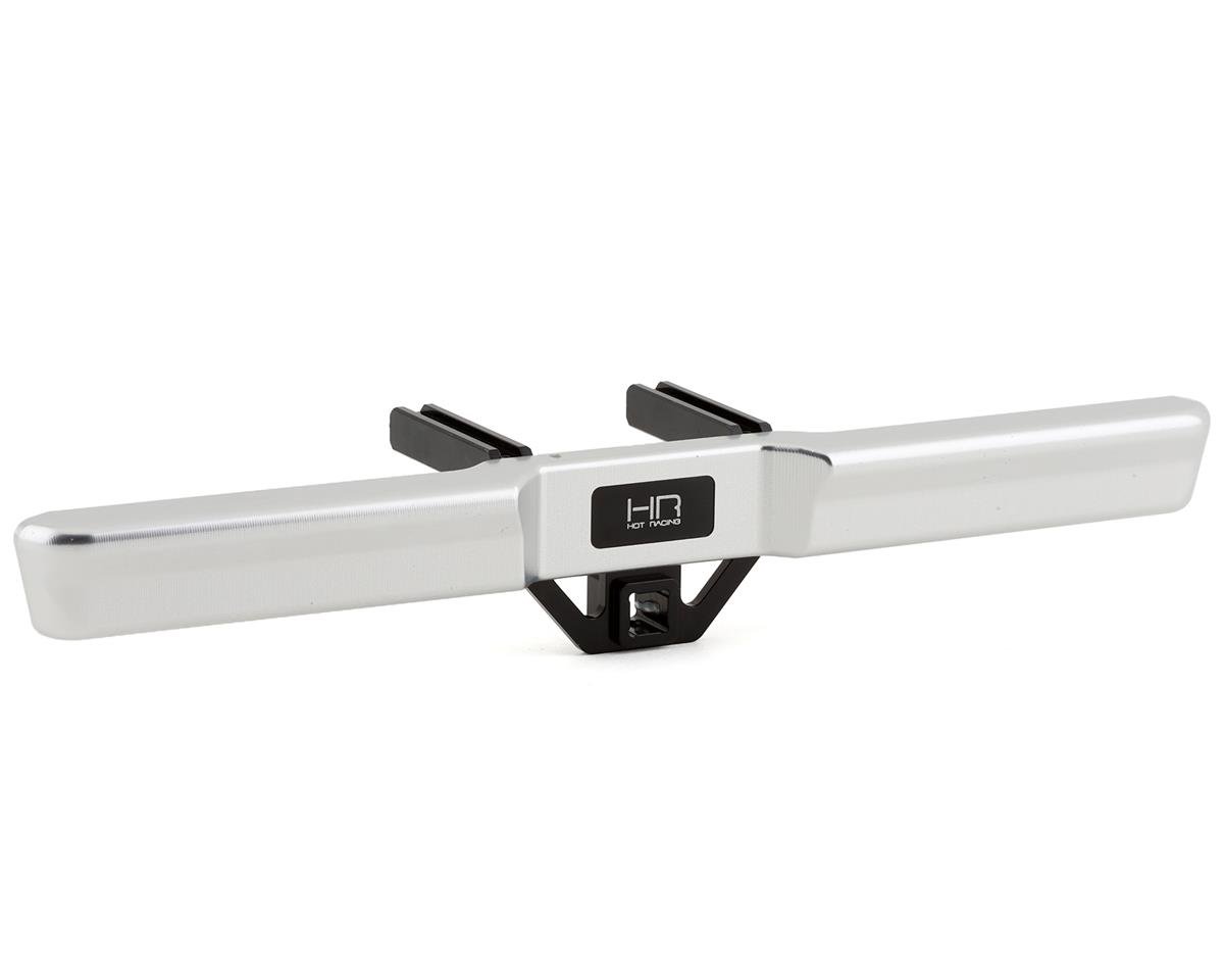 Hot Racing Aluminum Rear Bumper w/Tow Mount for Traxxas TRX-4 79 Bronco (Silver) (HRATRXF03CBR08)