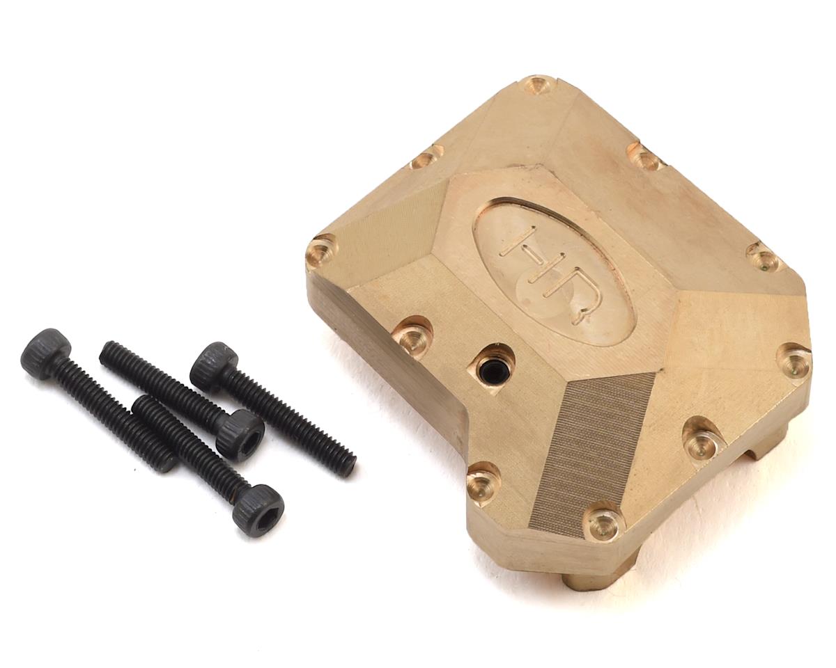 Hot Racing Brass Heavy Metal Axle Diff Cover for Traxxas TRX-4 (HRATRXF12CH01)