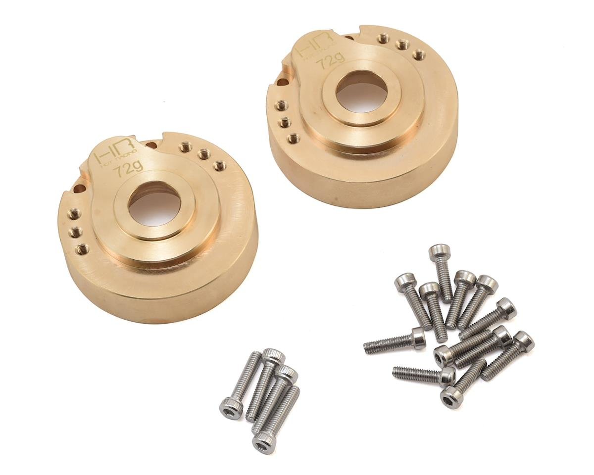 Hot Racing Modular Brass Metal Knuckle Portal Cover for Traxxas TRX-4 (HRATRXF21HE)