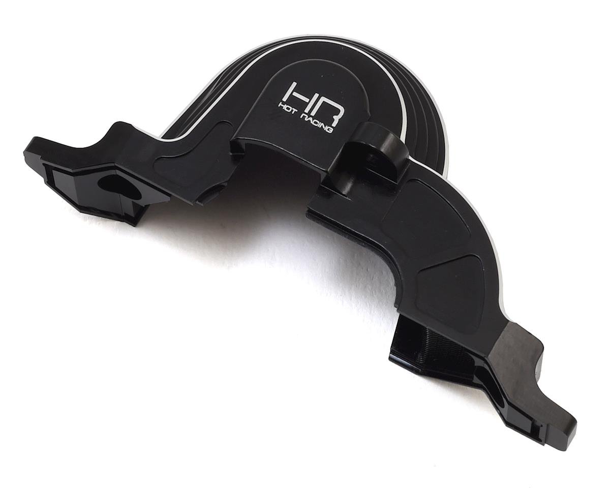 Hot Racing Aluminum Gear Box Cover for Traxxas TRX-4 (Black) (HRATRXF32C01)