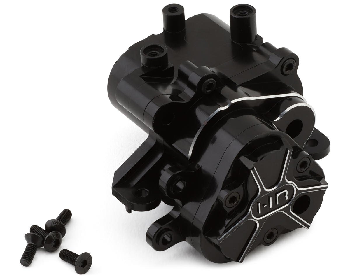 Hot Racing Aluminum Gearbox Housing for Traxxas¨ TRX-4ª (Black) (HRATRXF3801)