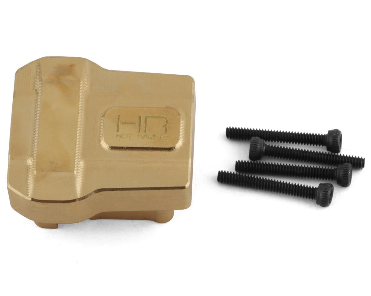 Hot Racing Brass Differential Cover for Traxxas TRX-4M (Gold) (20g) (HRATRXM12CH)