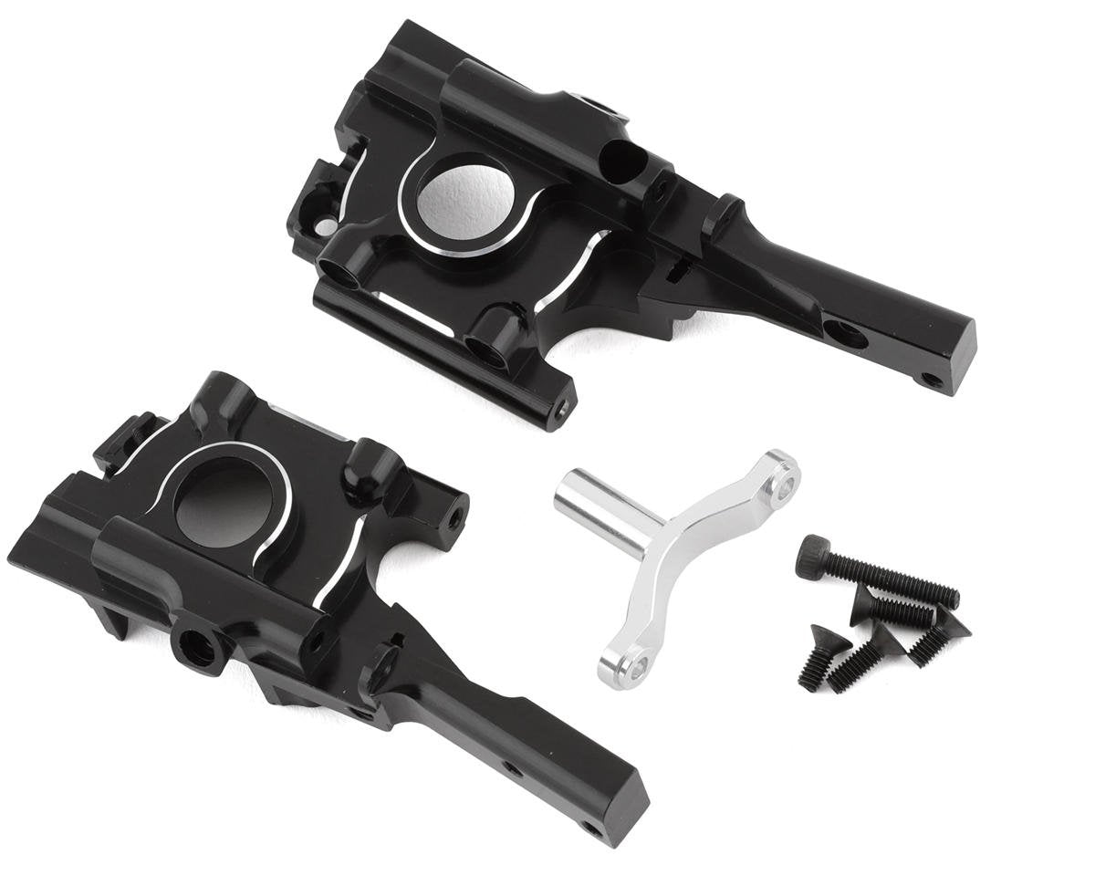 Hot Racing Aluminum Secure Lock Front Bulkhead for Traxxas 1/16 Revo (HRAVXS12X01)