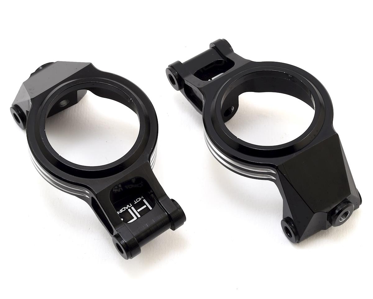 Hot Racing Aluminum Steering Knuckle Carrier Set for Traxxas X-Maxx (Black) (HRAXMX1901)