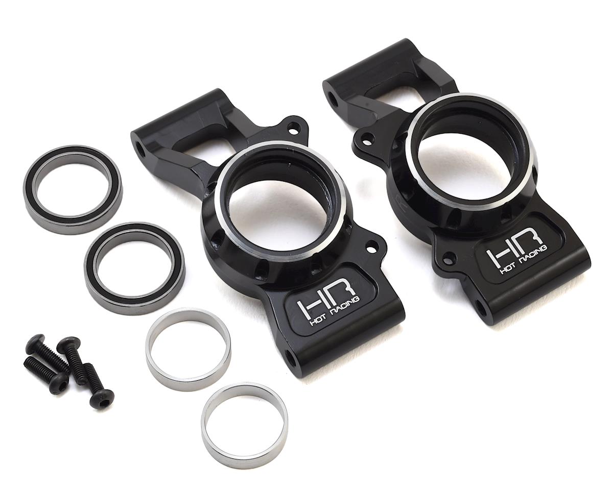 Hot Racing Aluminum Rear Hub Carrier Set for Traxxas X-Maxx (Black) (HRAXMX2201)