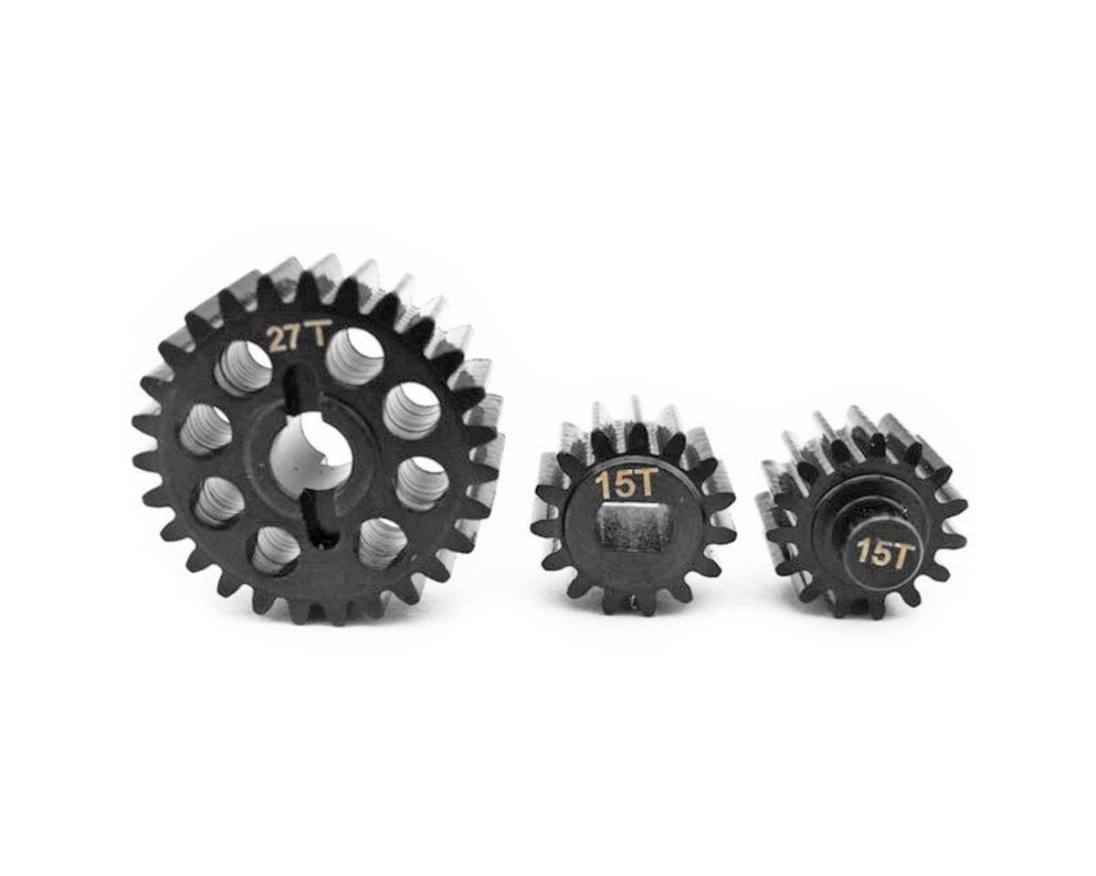 Hot Racing Axial Yeti Steel Transfer Case Gear Set (HRAYET1000TC)