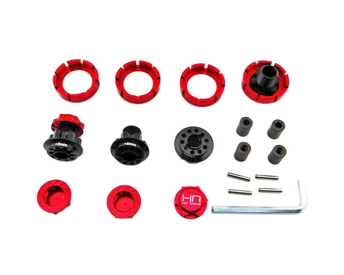 Hot Racing 17mm Hub 3.8 Raceline Hub W Serrated Nuts Yeti (HRAYEX10X02)