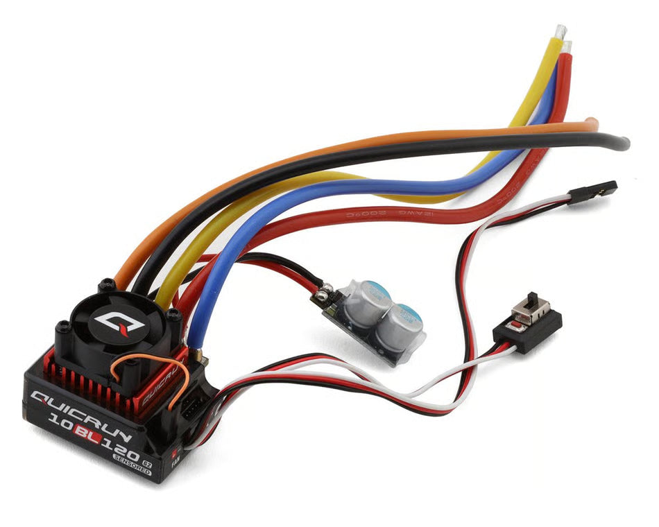 Hobbywing QuicRun 10BL120 G2 120A 1/10 Sensored Brushless ESC (30125002)