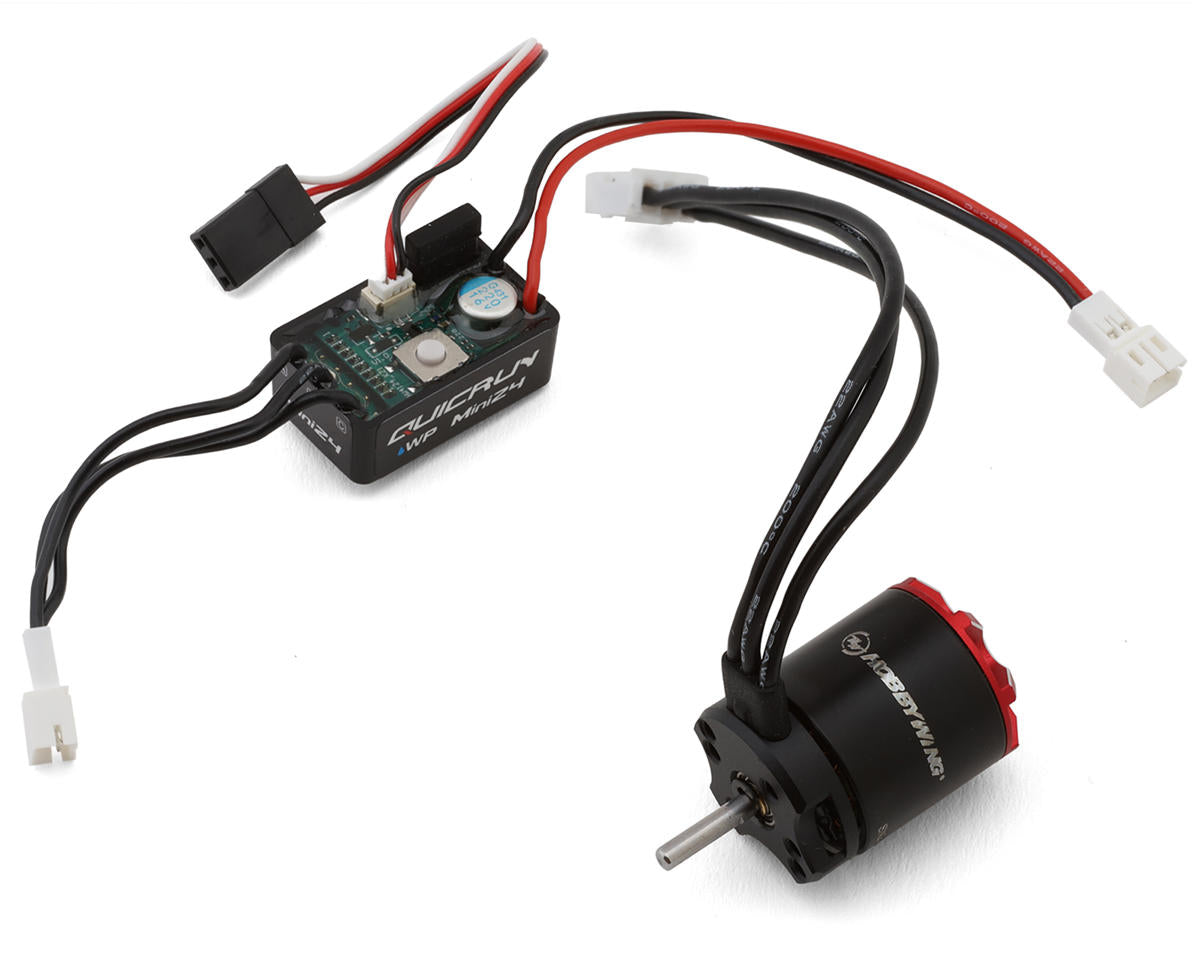HOBBYWING - Quicrun Mini24 Waterproof Brushless ESC Combo w/1621SL (3500Kv)