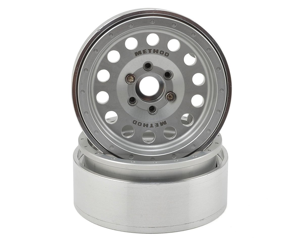 Incision Method 1.9" MR307 Aluminum Beadlock Wheels (2) (Clear) (INCIRC00091)