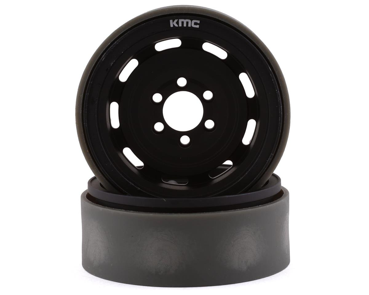 Incision KMC XD720 Roswell 1.9" Beadlock Wheels (Black) (2) (INCIRC00240)