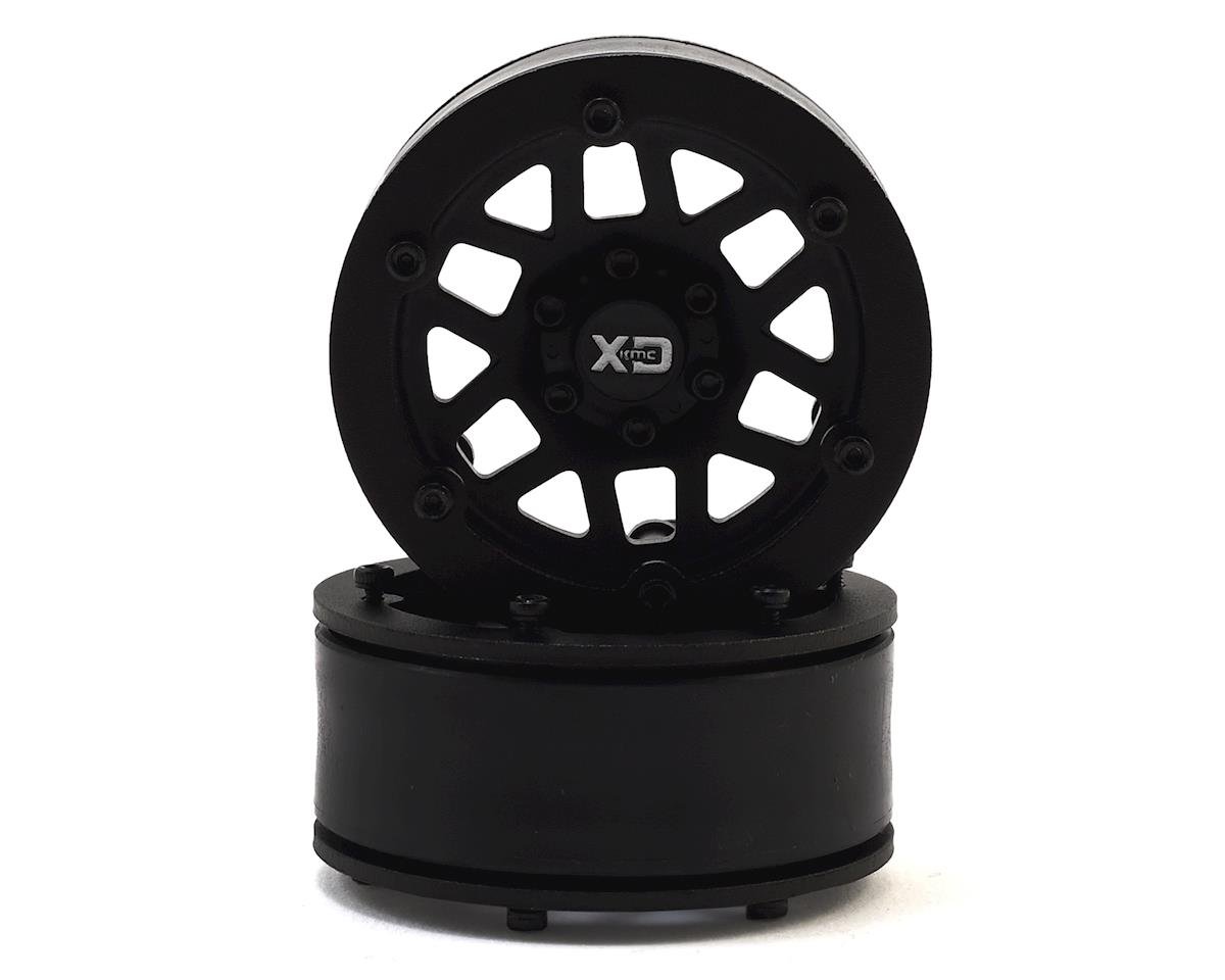 Incision KMC XD229 Machete 1.9" Plastic Beadlock Wheels (2) (Black) (INCIRC00250)