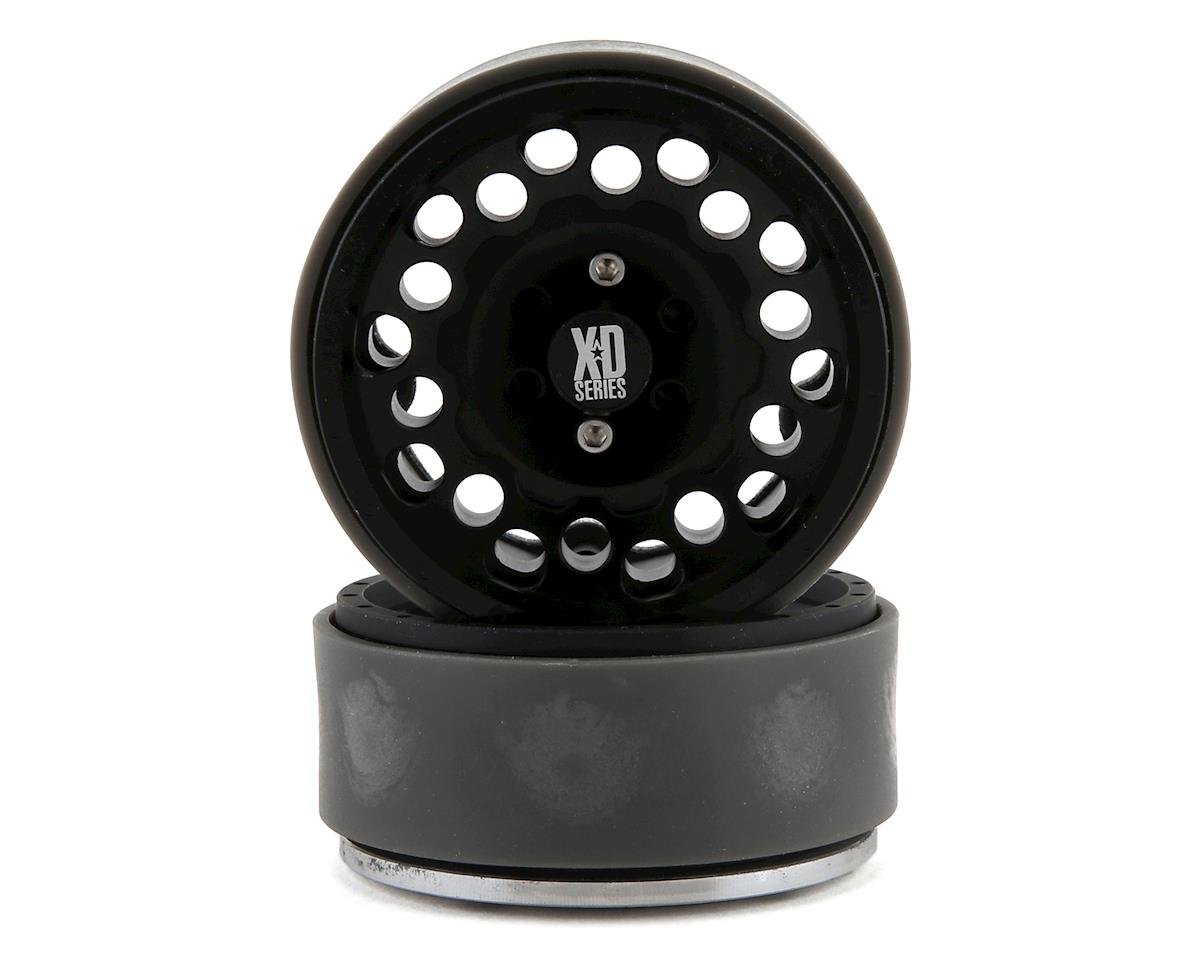 Incision KMC 1.9" XD129 Holeshot Crawler Wheel (Black) (2) (INCIRC00330)