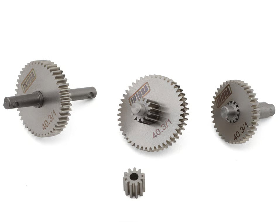 INJORA - Injora Stainless Steel Low Range Transmission Gear Set for Traxxas® TRX-4M™ (40.3:1 Crawl Ratio) (INJ4M-36)