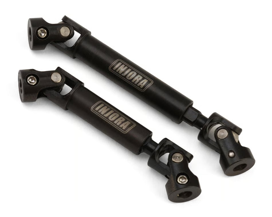 INJORA - Axial SCX24 Hardened Steel Drive Shafts Set (C10/JLU/Bronco/Base Camp/4Runner) (132mm Wheelbase) (SCX24-43)