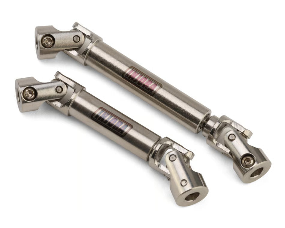 INJORA - Axial SCX24 Steel Drive Shafts Set (C10/JLU/Bronco/Base Camp/4Runner) (132mm Wheelbase) (SCX24-43)