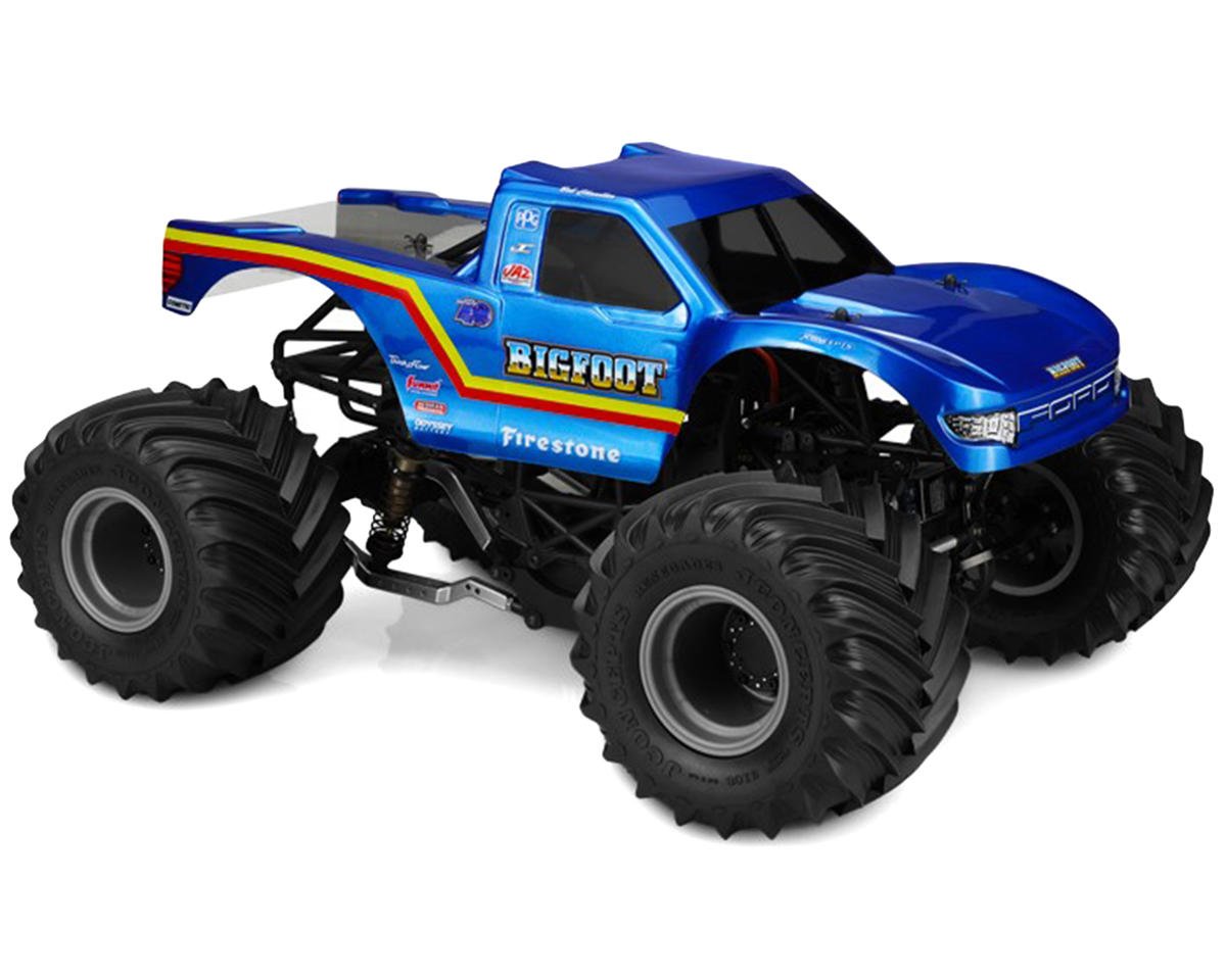 JConcepts 2010 Ford Raptor "BIGFOOT" Racer Monster Truck Body (Clear) (JCO0274BFR)